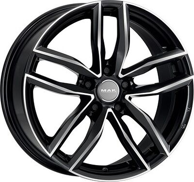 Mak Sarthe 8.5x19 5x112 ET 42 Dia 66.45 Black Mirror