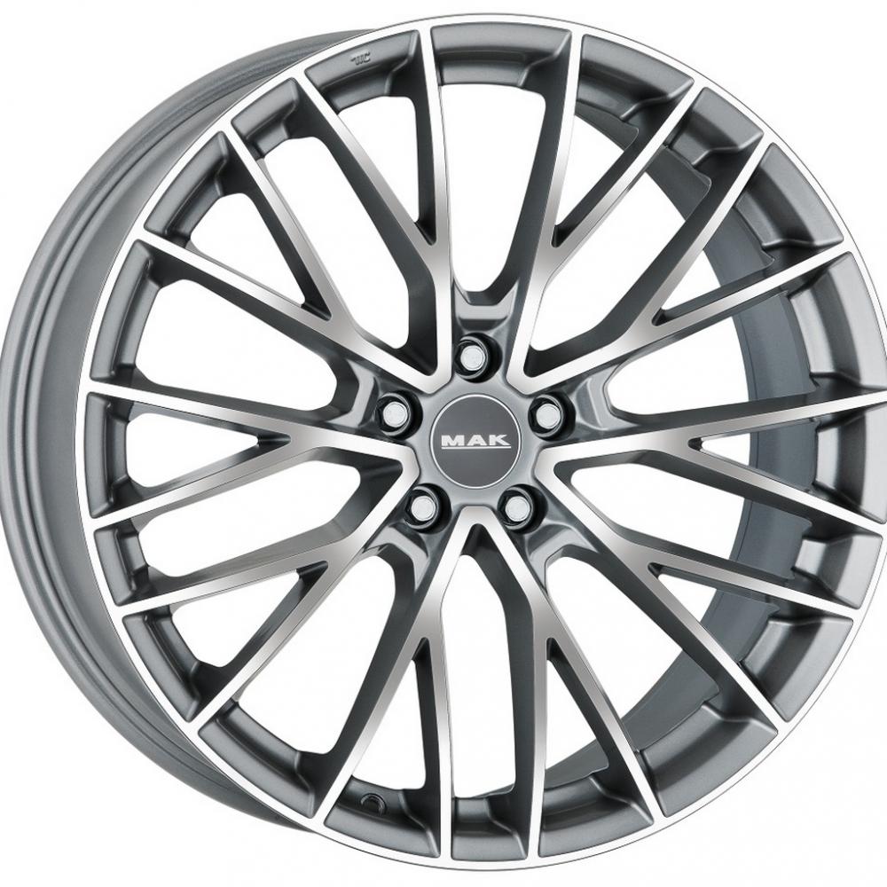 Mak Speciale-D 9.5x20 5x108 ET 45 Dia 63.4 Graphite Mirror Face