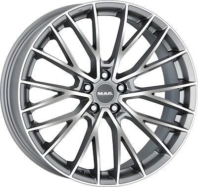 Mak Speciale 8x19 5x112 ET 45 Dia 66 Graphite Mirror Face