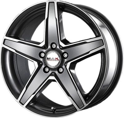 Mak Stern 9x18 5x112 ET 50 Dia 66 Gunmetal Mirror Face