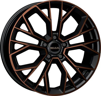 Mak Stilo 8.5x21 5x112 ET 40 Dia 66.45 Black and Bronze