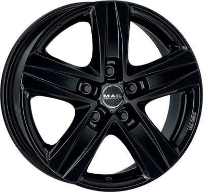 Mak Stone 5 6.5x16 5x118 ET 65 Dia 71.1 Gloss Black