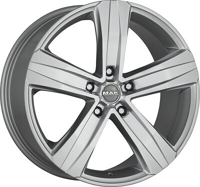 Mak Stone 5 7x17 5x112 ET 55 Dia 66 Silver
