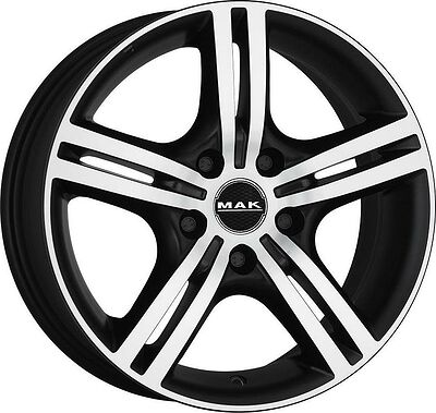 Mak Velocity Light 6.5x16 4x108 ET 25 Dia 65.1 Ice Black