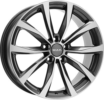 Mak Wolf 7x17 5x100 ET 38 Dia 57.1 Gunmetal