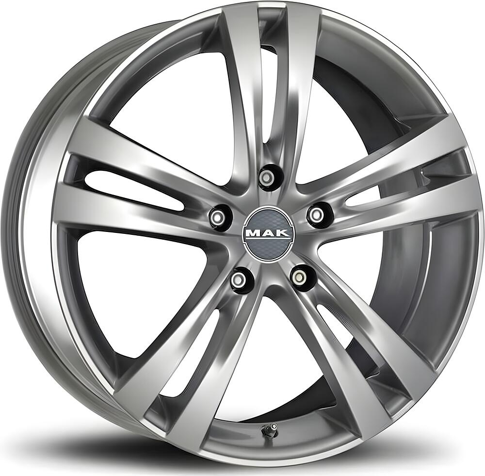 Mak Zenith 7x17 5x115 ET 40 Dia 70.2 Hyper Silver