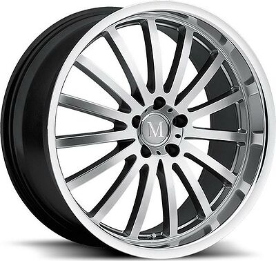 Mandrus Millenium 8.5x19 5x112 ET 32 Dia 66.6 Hyper Silver Mirror Cut Lip