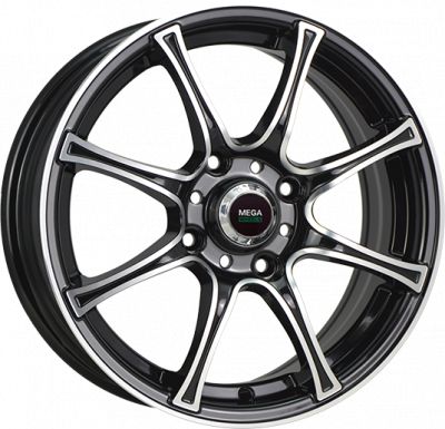 Mega Wheels Y360 6x15 4x98 ET 32 Dia 58.6 BKF