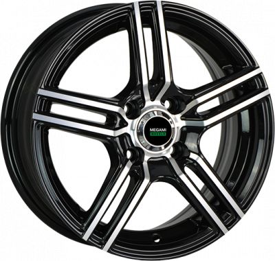 Megami MGM-1 6x15 5x114.3 ET 38 Dia 67.1 HBFP