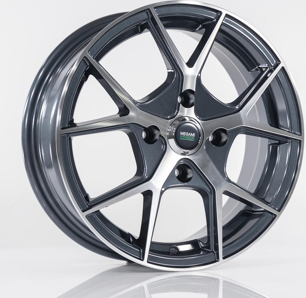 Megami MGM-18FF 6x15 4x100 ET 37 Dia 60.1 gmf