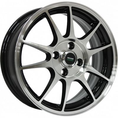 Megami MGM-5 6x15 5x114.3 ET 43 Dia 66.1 silver