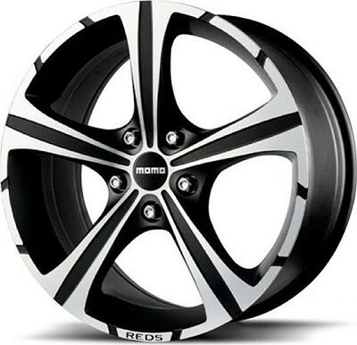 Momo Black Knight 7.5x17 4x100 ET 35 Dia 72.3 Black