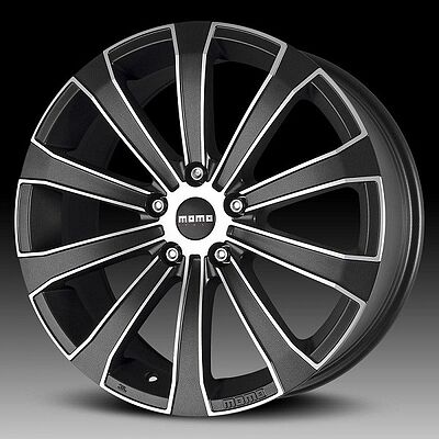 Momo Europe 7x16 5x105 ET 38 Dia 56.6 Matt Carbon Polished