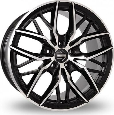 Momo SUV Spider 10x21 5x112 ET 45 Dia 66.6 Matt Black-Polished