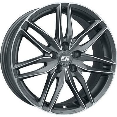 MSW 24 8x18 5x112 ET 35 Dia 73.1 Matt Gun Met Fullpol