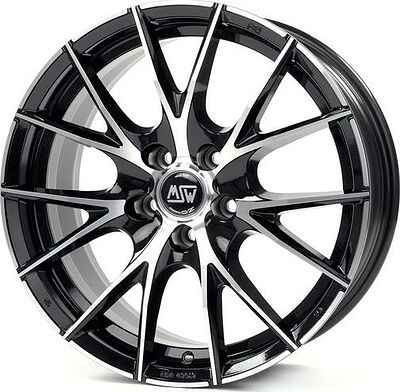 MSW 25 7x16 5x112 ET 48 Dia 73.1 MATT TITANIUM FULL POLISHED