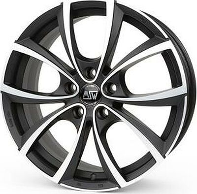 MSW 27 7.5x18 5x112 ET 48 Dia 73.1 MATT DARK TITANIUM FULL POLISHED