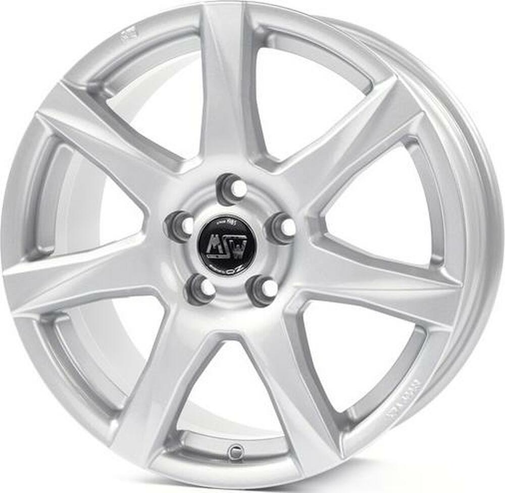 MSW 77 7x16 5x112 ET 48 Dia 66.46 Full Silver