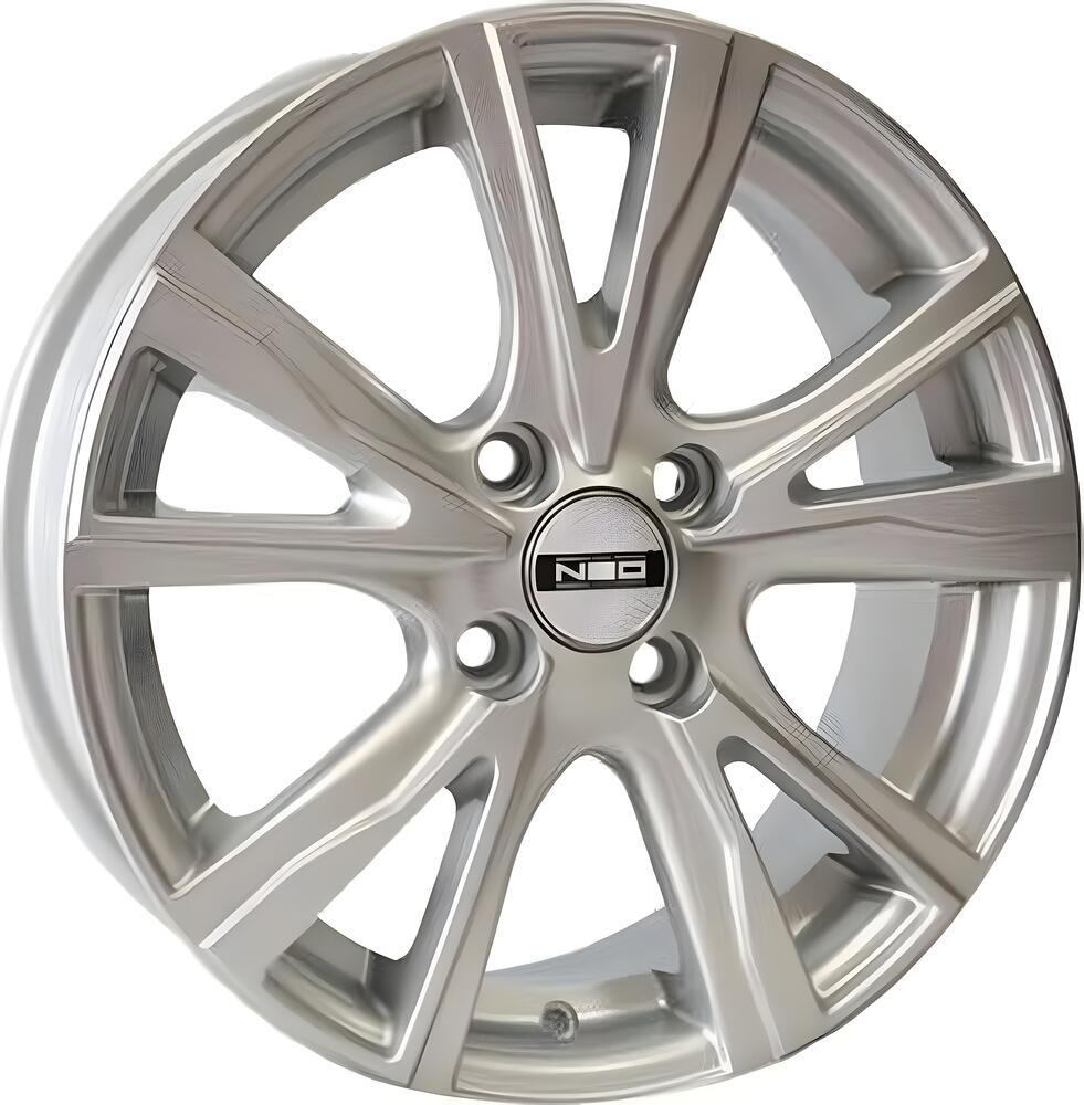 Neo 674 6x16 4x100 ET 37 Dia 60 Silver