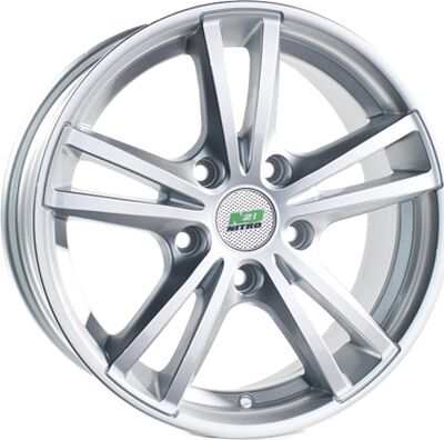 N2O Y236 6x14 4x98 ET 35 Dia 58.6 silver