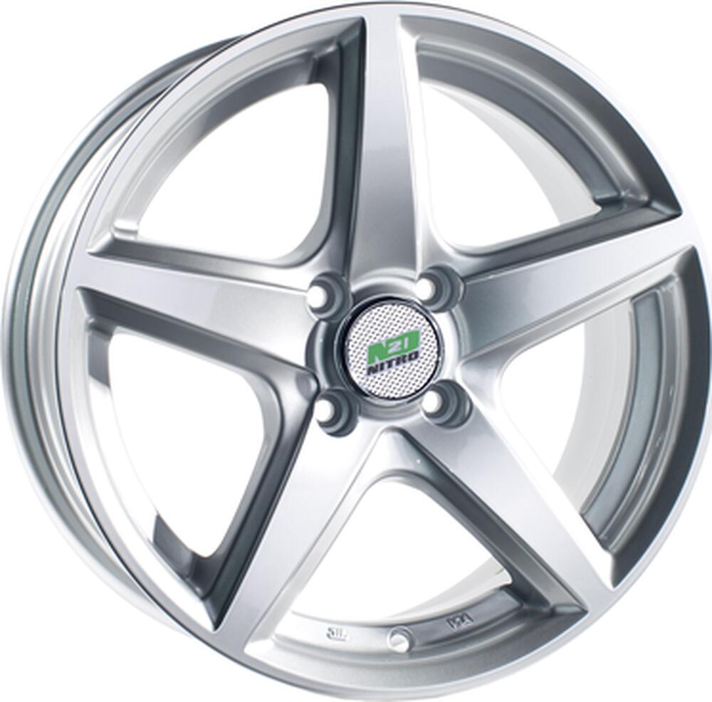 N2O Y244 6x14 4x100 ET 38 Dia 73.1 silver