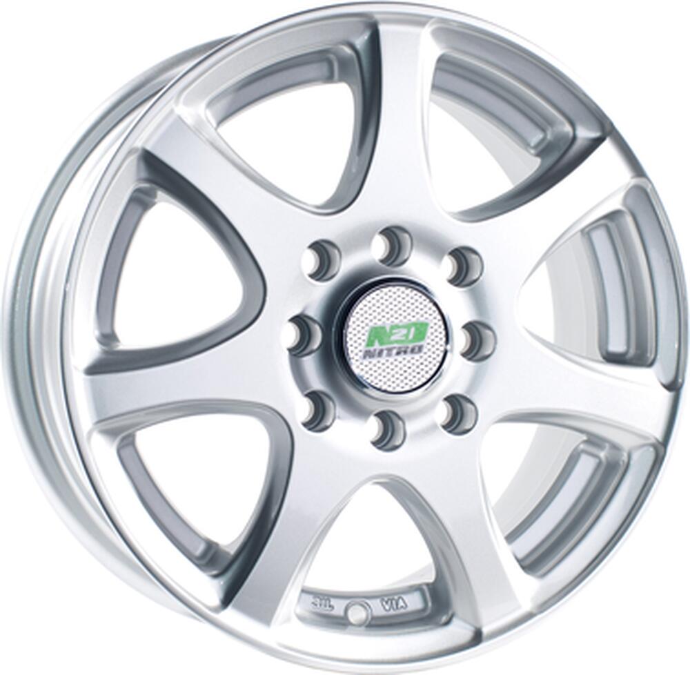 N2O Y283 7x16 5x108 ET 50 Dia 63.3 silver