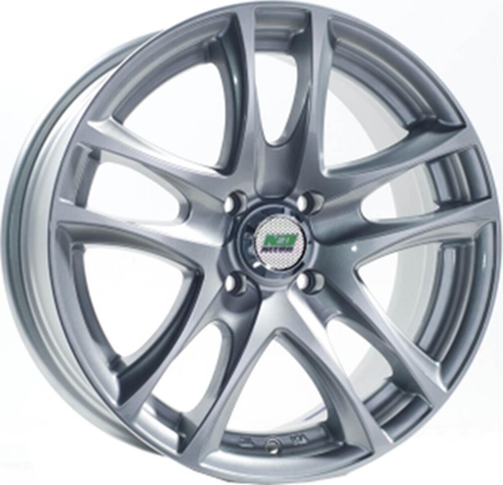 N2O Y3104 5.5x13 4x100 ET 38 Dia 73.1 silver