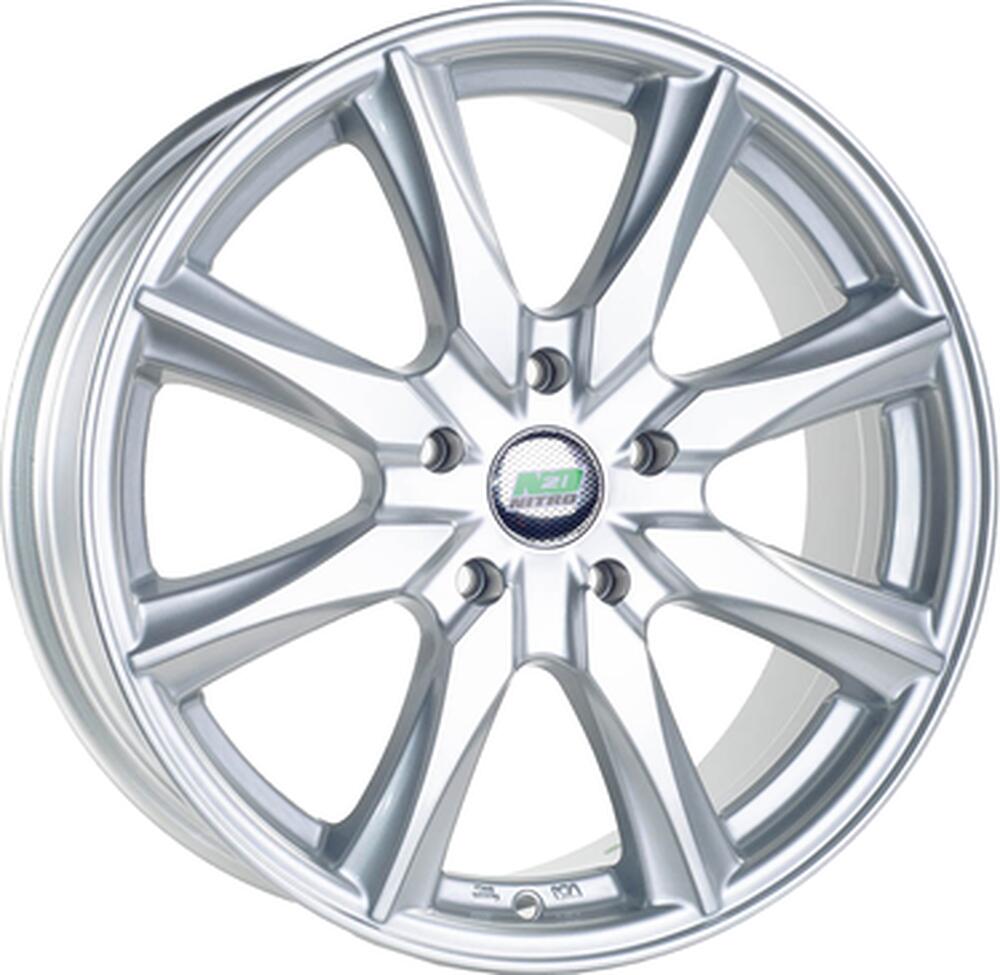 N2O Y3127 5.5x13 4x98 ET 35 Dia 58.6 silver
