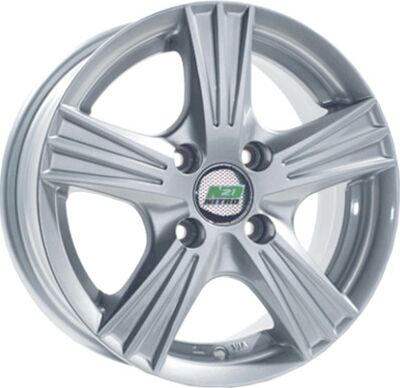 N2O Y343 5.5x13 4x98 ET 35 Dia 58.6 silver