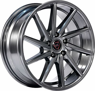 NZ Wheels H-03R 7x15 4x100 ET 30 Dia 54 Graphite