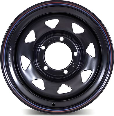 Off-Road-Wheels 71B 71 8x15 5x139.7 ET -19 Dia 110 Черный