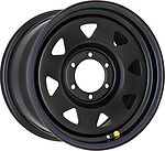 Off-Road-Wheels Original треугольник мелкий 7x17 6x139.7 ET 30 Dia 110 черный