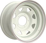 Off-Road-Wheels УАЗ треугольник мелкий 7x15 5x139.7 Dia 110 белый