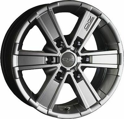 OZ Racing Off Road 6 7x17 6x139.7 ET 10 Dia 107.6 Metal Titanium