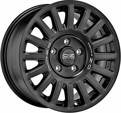OZ Racing Rally Raid 8.5x18 5x127 Dia 71.6 Matt Black Silver Lettering