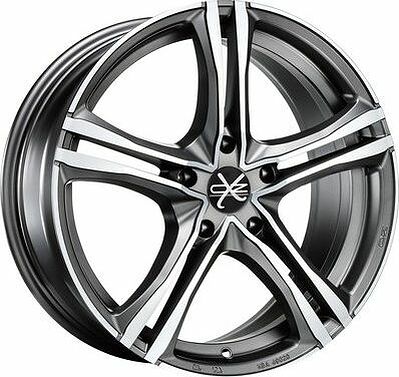 OZ Racing X5B 7.5x17 5x120 ET 29 Dia 79 Matt Graphite Diamond Cut