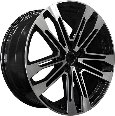 PDW 3044 9x20 5x112 ET 37 Dia 66 Gloss Black Machine Face