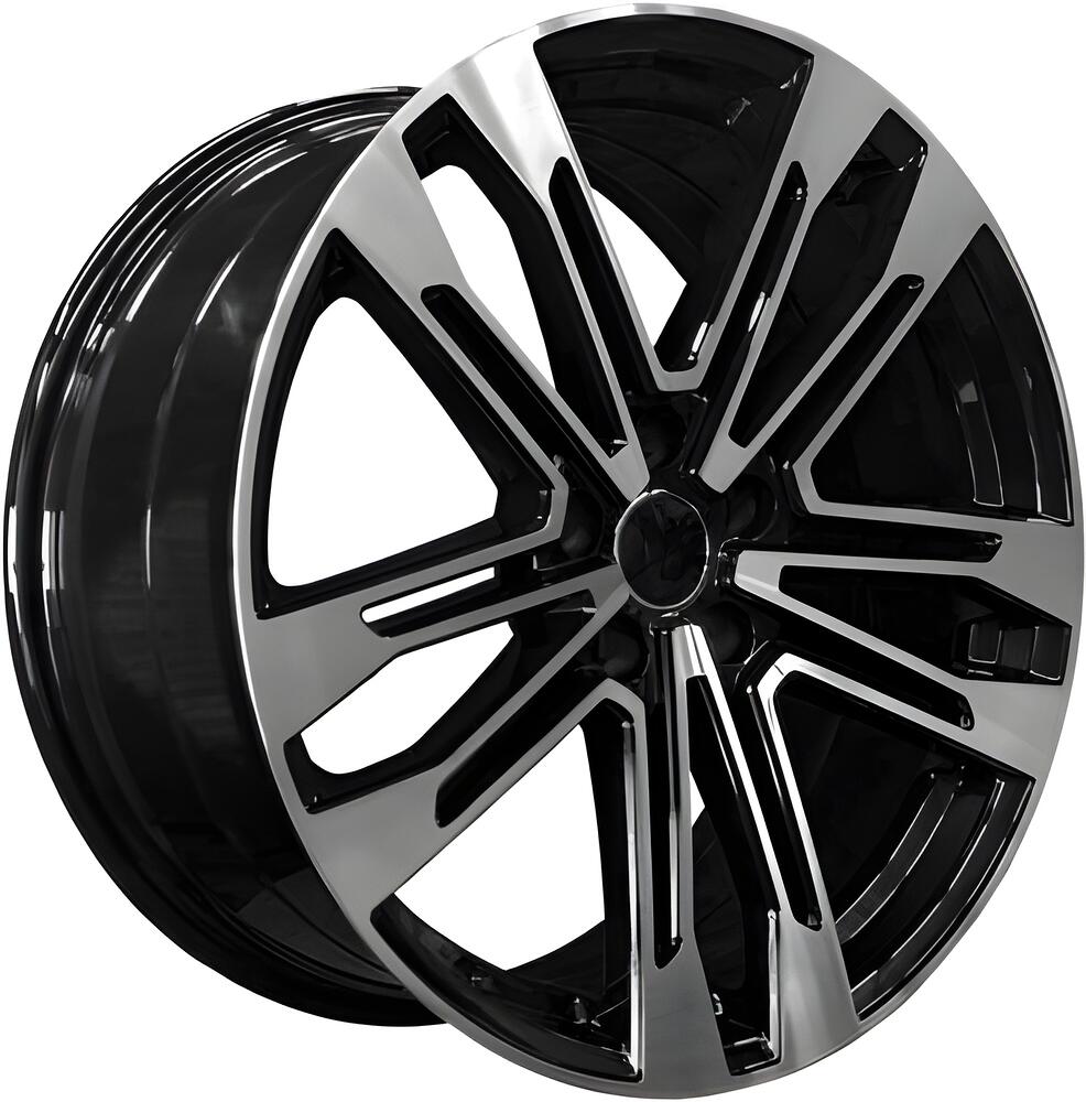 PDW 3044 8x19 5x112 ET 33 Dia 66 Gloss Black Machine Face