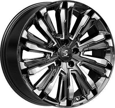 Premium Series Humber 8x20 5x114.3 ET 45 Dia 66.1 Diamond Black Gris