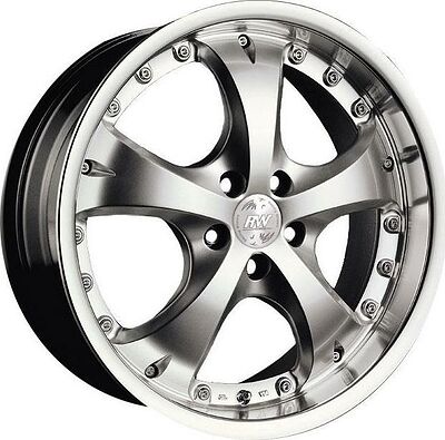 Racing Wheels H-177 7.5x17 5x112 ET 38 Dia 73.1 Chrome