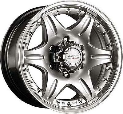 Racing Wheels H-413 8x16 5x139.7 Dia 108.2 BK F/P