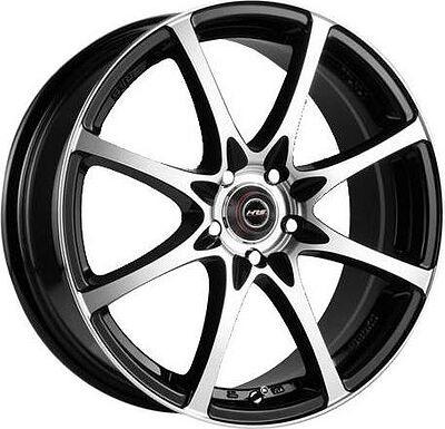 Racing Wheels H-480 7x16 4x100 ET 40 Dia 67.1 BK-OBL F/P