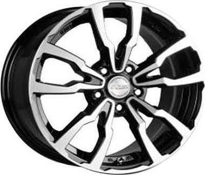 Racing Wheels H-497 7x17 5x105 ET 40 Dia 56.6 BK F/P