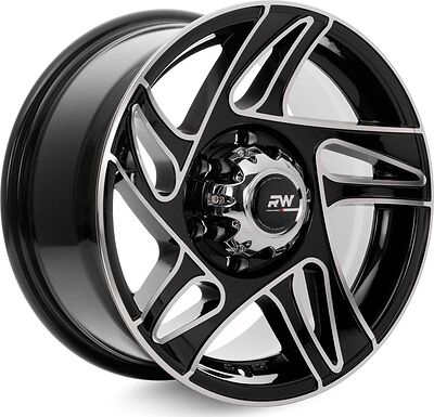 Racing Wheels H-417 8x16 5x139.7 ET 10 Dia 108.2 BK F/P