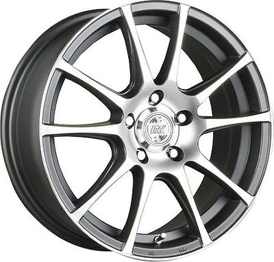 Racing Wheels H-596 6.5x15 4x98 ET 35 Dia 58.6 BK F/P