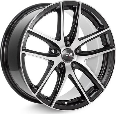 Racing Wheels H-740 8x18 5x112 ET 45 Dia 66.6 BK F/P