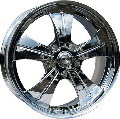 Racing Wheels HF-611 10x22 5x150 ET 45 Dia 110.2 Chrome
