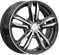 Racing Wheels RW-02 КС870 6x15 4x98 ET 35 Dia 58.5 BK/FP