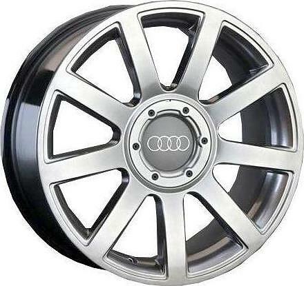 Replica A4 8x18 5x112 ET 35 Dia 66.6 silver