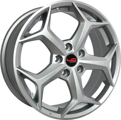 Replica FD74 7x17 5x108 ET 52.5 Dia 63.3 silver
